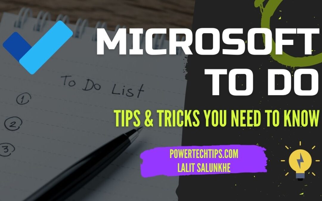 26 Amazing Microsoft To Do Tips and Tricks You Need to Know